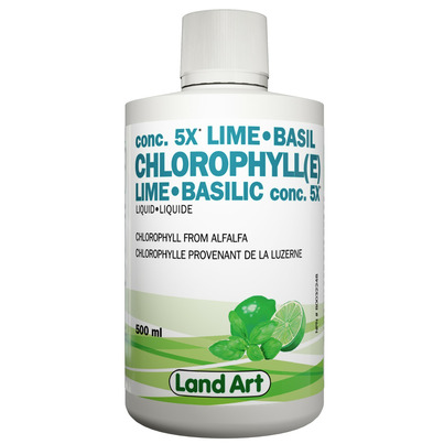 Land Art Concentrated 5x Lime & Basil Chlorophyll Liquid