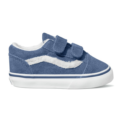 Vans Toddler Old Skool V Shoes Sherpa Pop Blue