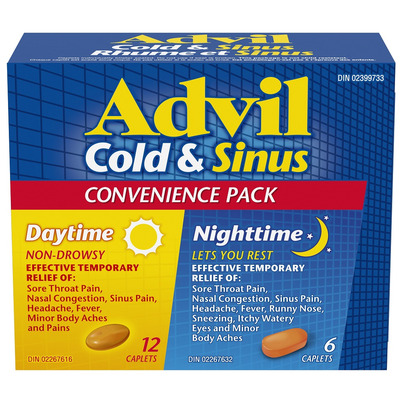 Advil Cold & Sinus Daytime/Nighttime Convenience Pack