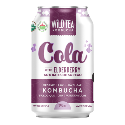 Wild Tea Kombucha Cola With Elderberry