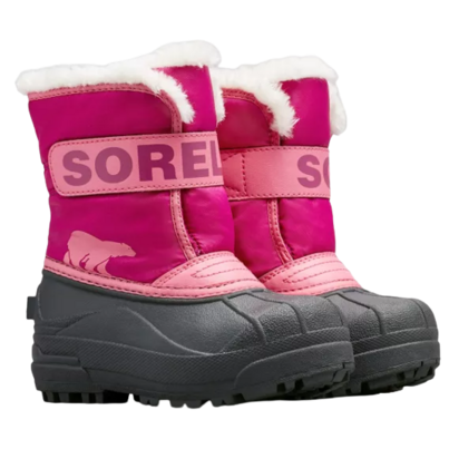 SOREL Children's Snowboot Commander Tropic Pink & Deep Blush