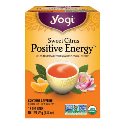 Yogi Organic Tea Sweet Citrus Positive Energy