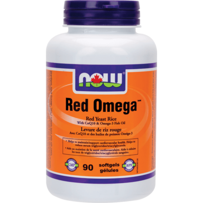NOW Foods Red Omega Red Yeast Rice With CoQ10 & Fish Oil