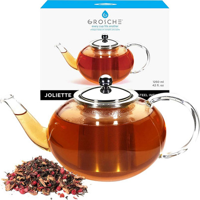GROSCHE Joliette Large Glass Infuser Teapot