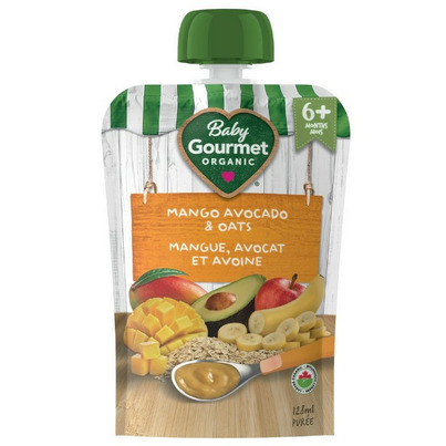 Baby Gourmet Mango Avocado And Oats Organic Baby Food