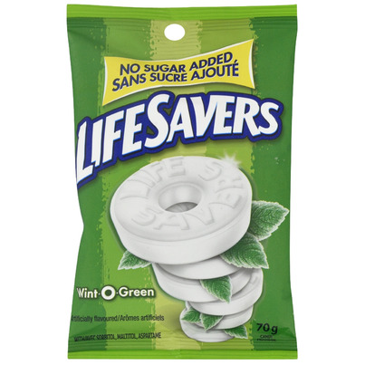 Life Savers Mints No Sugar Added Wint O Green