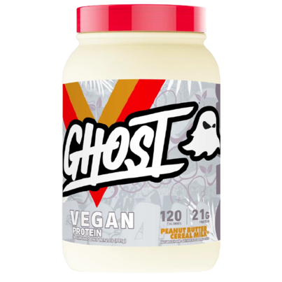 Ghost Vegan Protein Powder Peanut Butter Cereal Milk