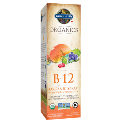 Garden Of Life Organics Vitamin B-12 Organic Raspberry Spray