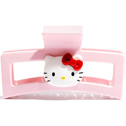 Kitsch X Hello Kitty Jumbo Open Shape Claw Clip Kitty Face