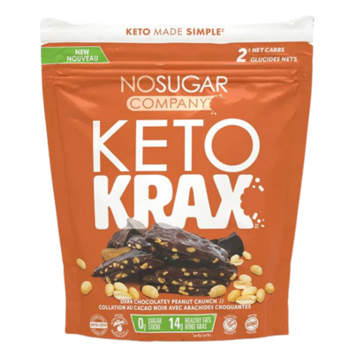 No Sugar Company Keto Krax Dark Chocolatey Peanut Crunch