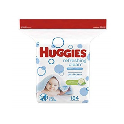 Huggies Refreshing Clean Baby Wipes Hypoallergenic Refill
