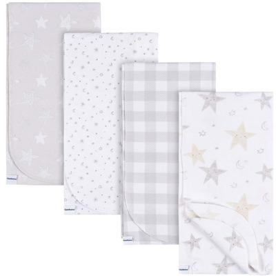 Gerber Childrenswear Flannel Receiving Blankets Celestial