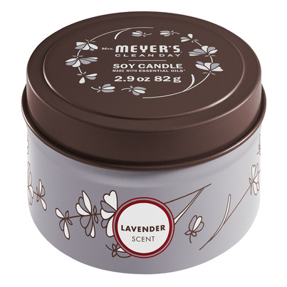 Mrs. Meyer's Clean Day Tin Candle Lavender