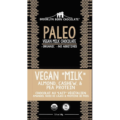 Brooklyn Born Chocolate Paleo Bar Vegan Milk