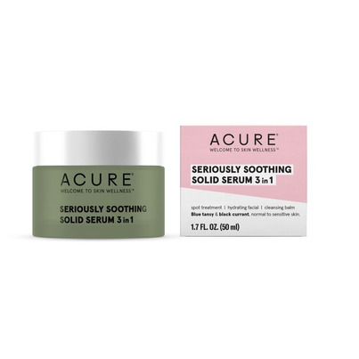 Acure Soothing Solid Serum 3-in-1