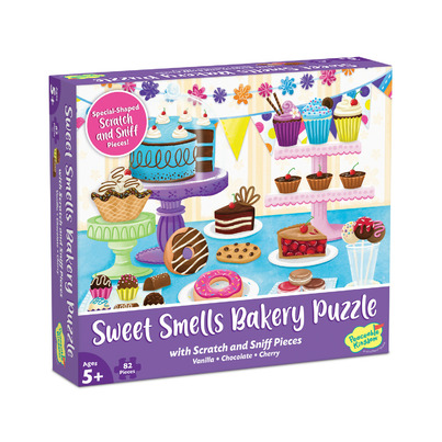 Peaceable Kingdom Scratch And Sniff Puzzle Sweet Smells Bakery