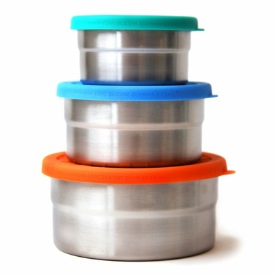 ECOlunchbox Blue Water Bento Seal Cup Trio
