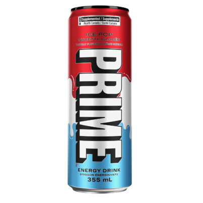 Prime Naturally Flavoured Energy Drink Ice Pop