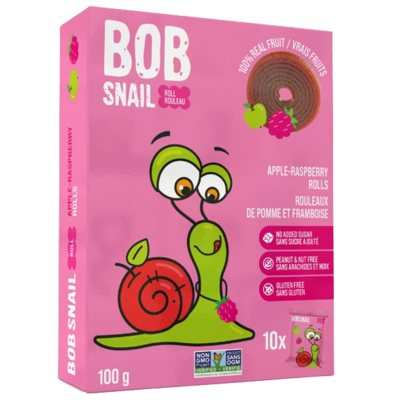 Bob Snail Fruit Rolls Apple Raspberry