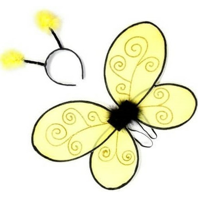 Great Pretenders Bumble Bee Wings And Headband