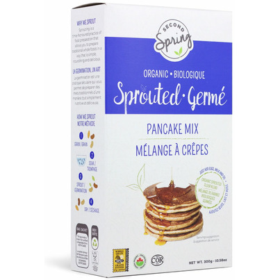 Second Spring Organic Sprouted Whole Grain Pancake Mix
