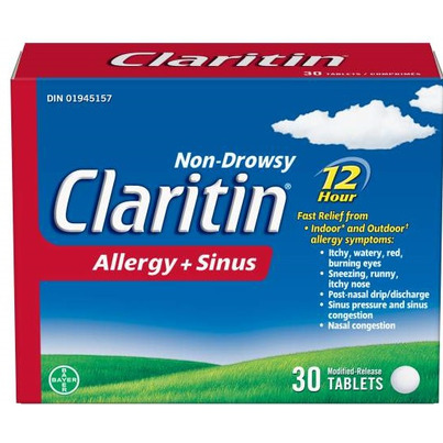 Claritin Non Drowsy Allergy + Sinus