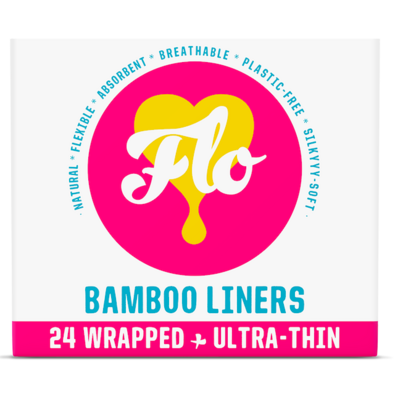 Here We Flo FLO Bamboo Daily Ultra Thin Liners
