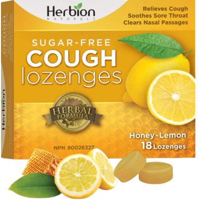 Herbion Sugar Free Cough Lozenges Honey Lemon