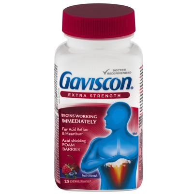 Gaviscon Extra Strength Fruit Tablets