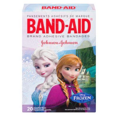Band-Aid Brand Adhesive Bandages Frozen