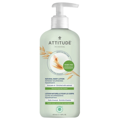 ATTITUDE Sensitive Skin Body Lotion Nourish & Shine Avocado Oil