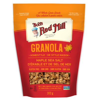 Bob's Red Mill Gluten Free Homestyle Granola Maple Sea Salt