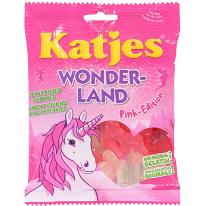 Katjes Plant-Based Gummies Wonderland Pink Edition