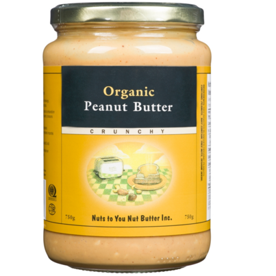Nuts To You Organic Crunchy Peanut Butter Large