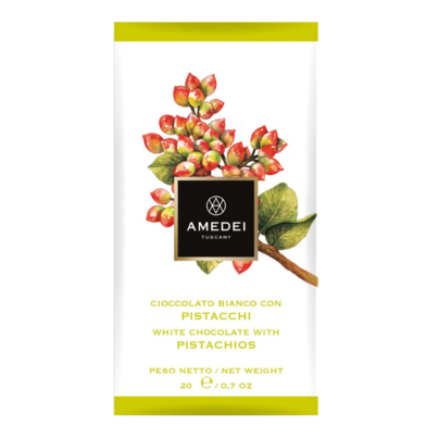 Amedei White Chocolate With Pistachios