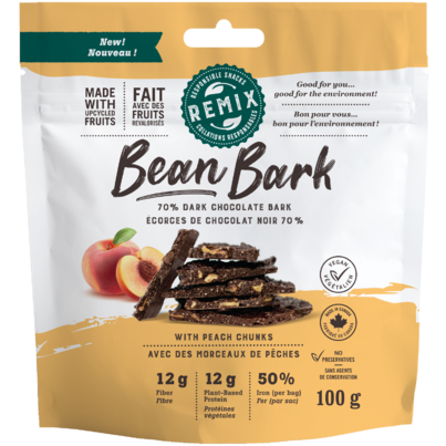 Remix Snacks Bean Bark Peach