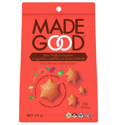 MadeGood Star Puffed Crackers Pizza