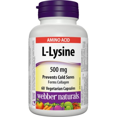 Webber Naturals L-Lysine 500mg