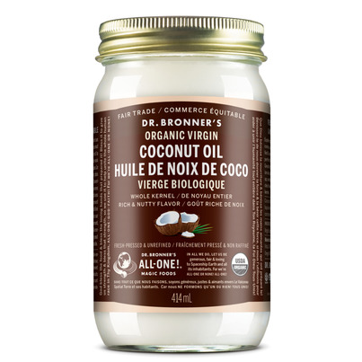 Dr. Bronner's Organic Whole Kernel Virgin Coconut Oil