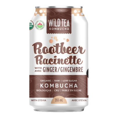 Wild Tea Kombucha Root Beer With Ginger