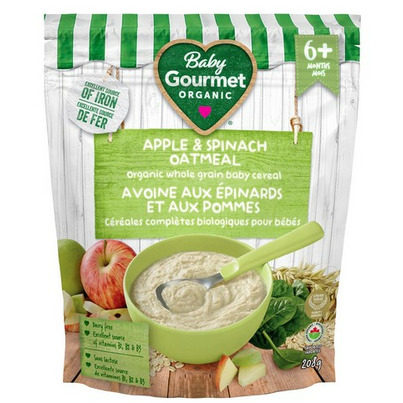 Baby Gourmet Organic Apple Spinach Oatmeal