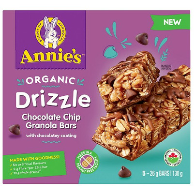 Annie's Organic Drizzle Chocolate Chip Granola Bars