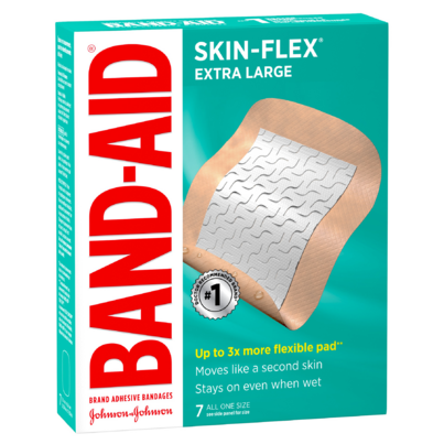 Band-Aid Brand Skin-Flex Bandages Extra Large