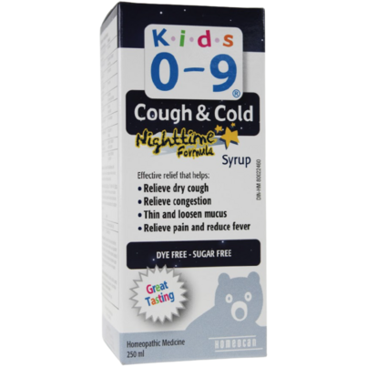 Homeocan Kids 0-9 Cough And Cold Nighttime Formula Syrup