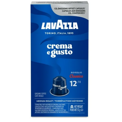 Lavazza Nespresso Aluminum Pods Crema E Gusto