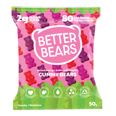 Better Bears Vegan Gummy Bears Mixed Berry