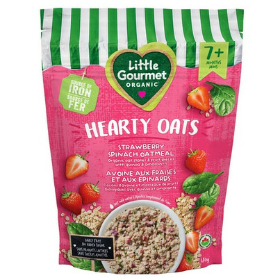 Baby Gourmet Hearty Oats Strawberry & Spinach