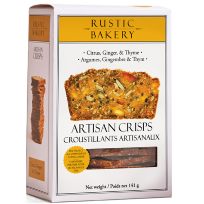 Rustic Bakery Crisps Citrus, Ginger & Thyme