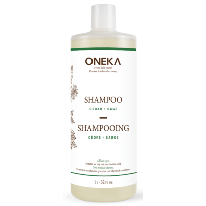 Oneka Cedar & Sage Shampoo Large