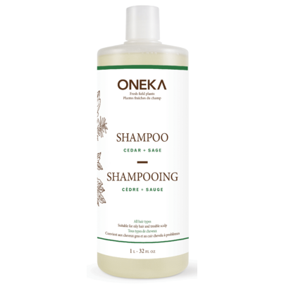 Oneka Shampoo Large Cedar & Sage